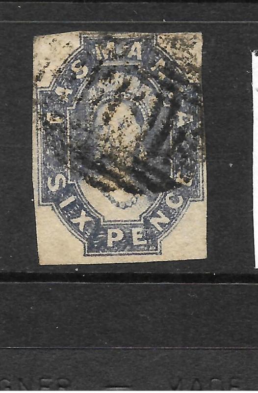 TASMANIA  1860-67  6d    QV    FU   SG 47