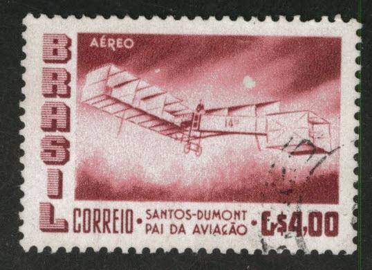 Brazil Scott C84 Used 1956 Santos-Dumont 1906  airplane