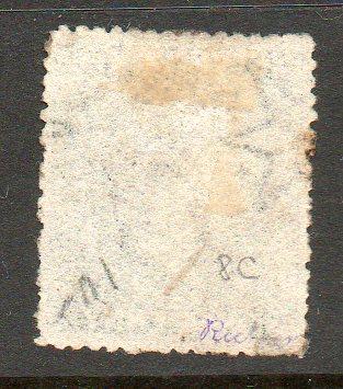 St Vincent #13 1871-8 Rough Perf 14-16 Used cv$14.50 B766