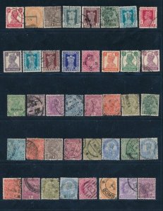 D389881 India Nice selection of VFU Used stamps