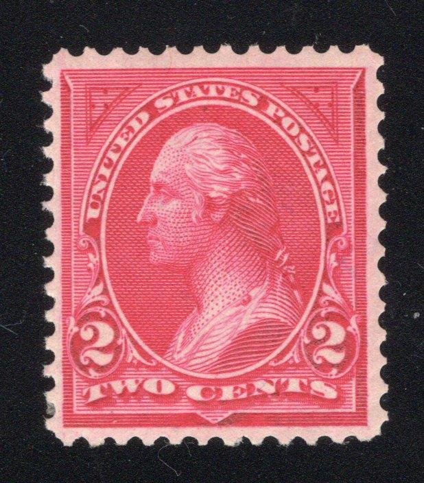 USA 1894 2¢ Carmine Lake Type I - OG MH - SC# 249 - Cats $175.00  (ref# 204488)