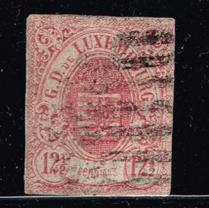 Luxembourg SC# 8, Used.       Lot 02152015