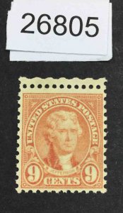 US STAMPS #641 MINT OG H  LOT #26805