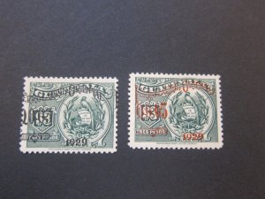 Guatemala 1929 Sc 245-46 set MH
