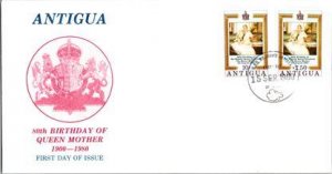 Antigua, Worldwide First Day Cover, Royalty