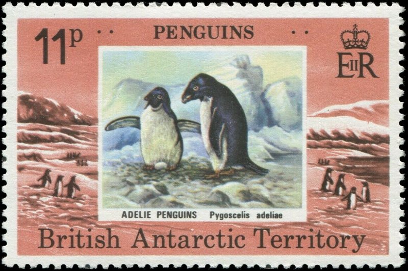 British Antarctic Territory 1979 Sc 72-75 Bird Penguin Macaroni Gentoo CV $20.50