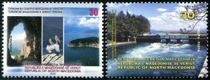 2020 Macedonia Tourism (2) (Scott NA) MNH