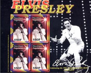 TOGO SHEET ELVIS PRESLEY