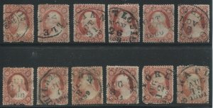 United States #26 Used Lot of 12