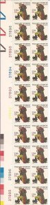 US Stamp 1977 Washington at Valley Forge 20 Stamp Plate Block #1729