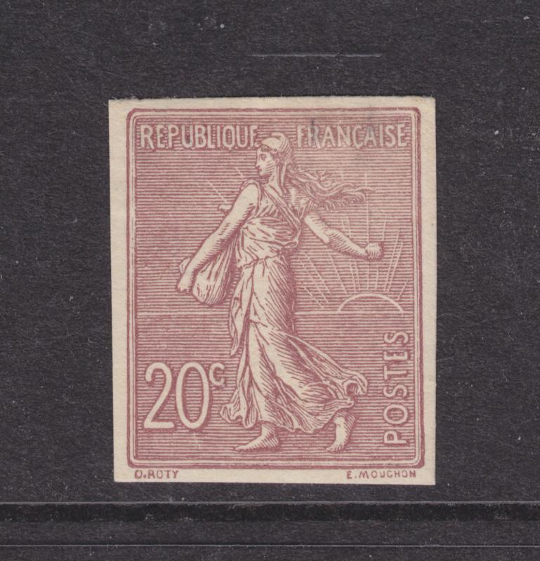 France Sc 140a MLH. 1903 20c Imperf Sower