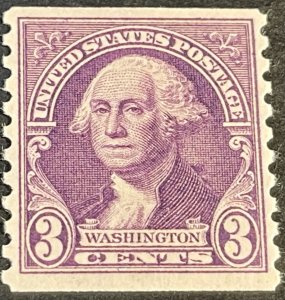 U.S.# 721-MINT NEVER/HINGED--SINGLE--WASHINGTON--PURPLE--1932