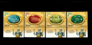 ISRAEL 2012 - The High Priest's Breastplate #1 Set of 4 - Scott# 1919-22 - MNH