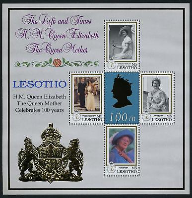 Lesotho 1207-8 MNH Queen Mother, Queen Elizabeth, Diana