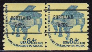 Precancel - Portland, OR PSS 1615C-71 Coil Gap Pair - MNH