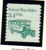 #2123 MNH 3.4c School Bus 1985 Issue