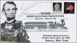 2015, President Lincoln Funeral Train Route, Pictorial, Angola NY, 15-358