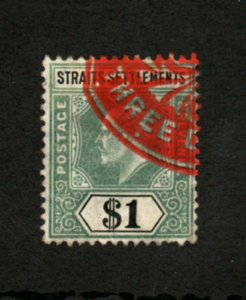 Straits Settlements - SG# 119 Used / wmk crown CA    -      Lot 0122490