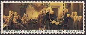 #1691-94 13 cent Independence mint OG NH EGRADED XF 88 XXF