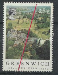 Great Britain SG 1256 - Used - Greenwich Meridian