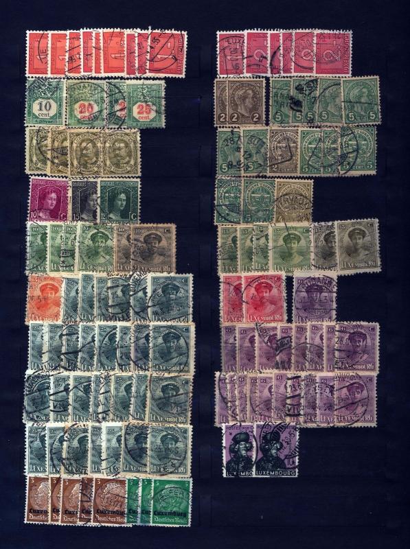 LUXEMBOURG 1950s/70s M&U Collection(Apprx 500+Items) (PB82