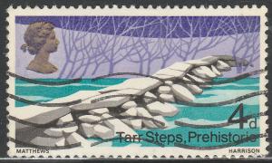 G.B. 560, 4p PREHISTORIC TARR STEPS. Used. F-VF. (33)