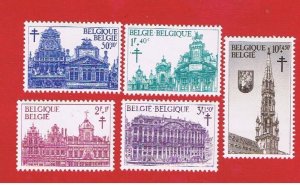 Belgium #B784-B788  MVFVLH OG   Semi-Postal     Free S/H