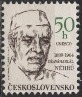 Czechoslovakia 2735 (mnh) 50h Jawaharlal Nehru (1989)