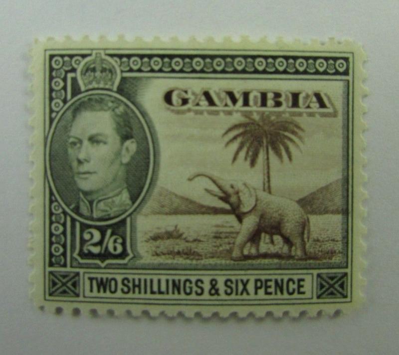 Gambia SC #140 Elephant  MH stamp