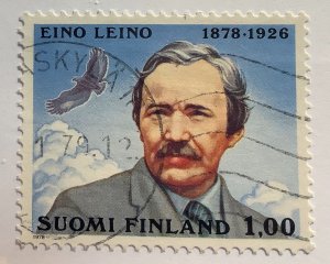 Finland 1978 Scott 611 used - 1.00mk, Eino Leino (1878-1926), Poet, Journalist