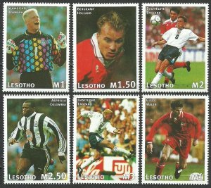 1997 Lesotho 1205-1210 1998 FIFA World Cup in France 8,50 €