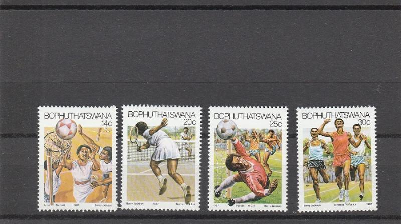 Bophuthatswana  Scott#  188-191  MNH  (1987  Sports)