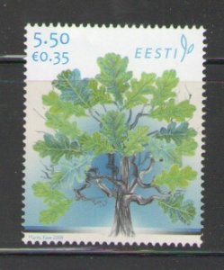 Estonia Sc 590 2008 90th anniv  stamp mint NH