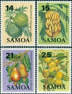 Samoa 1983 SG655-658 Fruit MNH