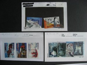 Australian Antarctic Territory used collection assembled in sales cards