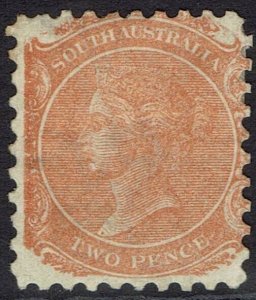 SOUTH AUSTRALIA 1871 QV 2D WMK V/CROWN PERF 10