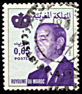 Morocco 515, used, King Hassan II