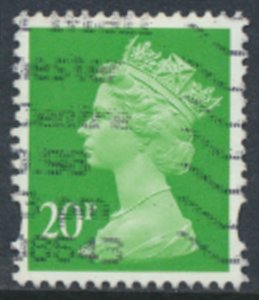 GB Machin 16p SG Y1685 2 bands  SC#  MH211  Used see scan & details