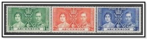 Ascension #37-39 Coronation Issue Set MNH