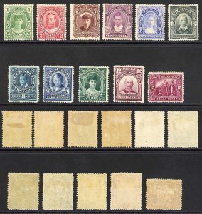 Newfoundland SG117/27 1911 set of 11 M/M Cat 275 pounds