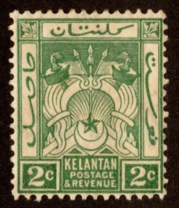 Malaya Scott Kelantan 17 Unused hinged.