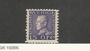 Sweden, Postage Stamp, #190 Mint NH, 1922, JFZ