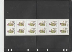 Denmark  Scott#  1573a  MNH Booklet Pane  (2011 Woman Feeding Duck)