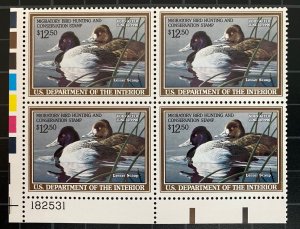 US Stamps-SC# RW56 - MNH - Plate Block Of 4 - CV $85.00
