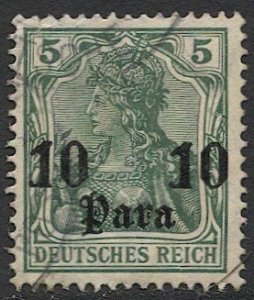 GERMANY Offices In Turkey 1906 Sc 43 VF, light cancel