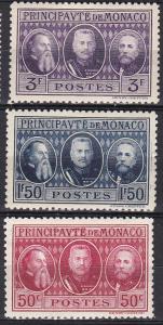 Monaco  100-03 MNH 1928 Intl.Phil.Exhib.Monte Carlo