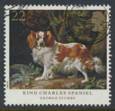 Great Britain SG 1531  Used  - Dogs George Stubbs Painting