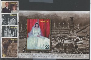 Nauru #267-571 Mint (NH) Souvenir Sheet (Queen)