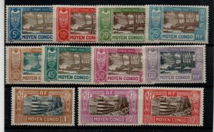 Middle Congo J12-J22 Set Mint Hinged