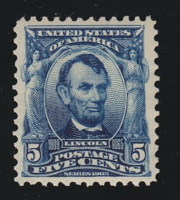 US 304 5c Lincoln Mint XF OG NH SCV $150